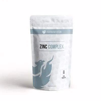 Zinc Complex 50mg X 120 Tablets With Citrate Picolinate Bisglycinate And Copper • £6.99