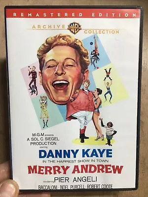 Merry Andrew-Danny Kaye Pier Angeli(UK DVD)1957 Circus Film Clowns MGM Warner • £18.99