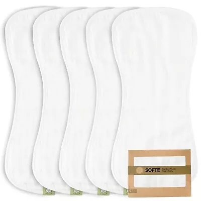 5-Pack Muslin Burp Cloths For Baby Boys And Girls - Organic Baby Burp Cloth • $17.99