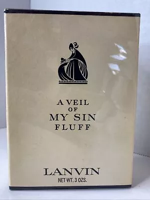 Lanvin A VEIL OF MY SIN Fluff 3 Oz. Discontinued Old Stock FACTORY SEALED RARE!! • $60