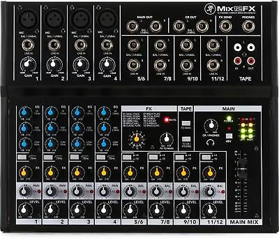 Mackie Mix12FX 12-channel Compact Mixer With Effects • $149.99
