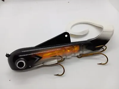 12  Musky Innovations Shallow Magnum Bulldawg Holo Black Org Jerkbait Musky Lure • $28.99