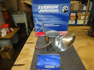 Johnson Evinrude Viper 14 3/4 X 17 Outboard Stainless Steel Propeller 0763914 • $400