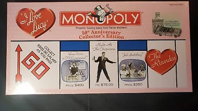 I Love Lucy Monopoly 50th Anniversary Collector Edition Brand New Factory Sealed • $55.99