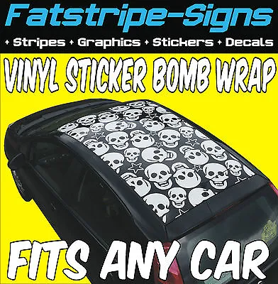 To Fit VOLKSWAGEN VW LUPO STICKER BOMB ROOF WRAP CAR GRAPHICS DECALS STICKERS • $49.72