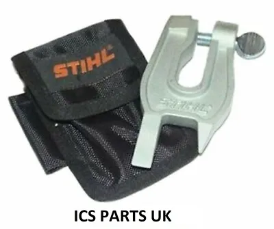 Stihl Chain Filing Vice & Belt Bag S260 0000 881 0402 Chainsaw Guide Bar File • £25.60