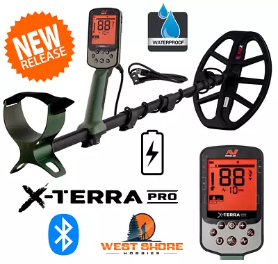 Minelab X-Terra PRO Metal Detector - Waterproof! - Rechargeable! - 3yr Warranty! • $288