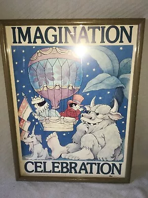 1987 Maurice Sendak Kennedy Center Imagination Celebration 25x19  Framed Poster • $57.56