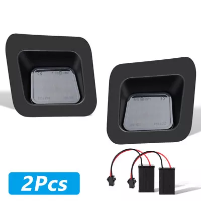 For 2003-2018 Dodge Ram 1500 2500 3500 2PSC LED License Plate Lights Smoked Lamp • $9.99