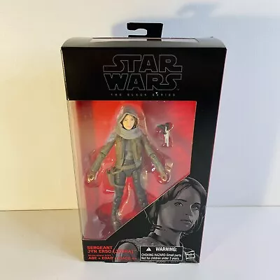 HASBRONEW STAR WARS THE BLACK SERIES #22 Sergeant Jyn Erso Jedha 6  FIGURE BNIB • $30