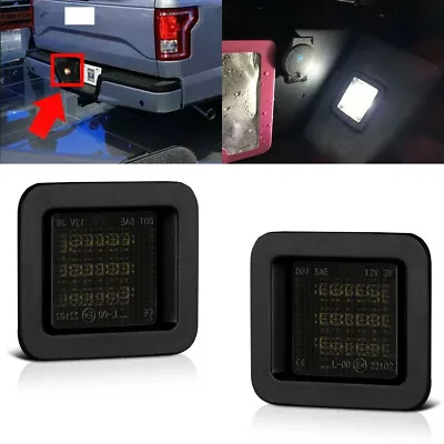 White LED License Plate Light Assembly For 2015-2020 2021 2022 2023 Ford F-150 • $13.98