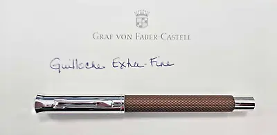 Graf Von Faber-Castell Guilloche Cognac EF Fountain Pen W/All Gold Nib - NLA • $250