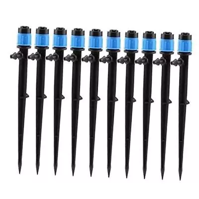  Irrigation Drippers Drip Emitters Micro Spray Adjustable 360 Degree Full  • $20.85