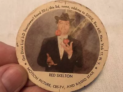 Yuengling Ice Cream Dixie Cup Lid Red Skelton • $49.95