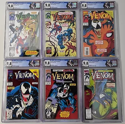 Venom Lethal Protector #1 - #6 - Full 6 Book Set All Cgc 9.8 All Custom Labels • $695