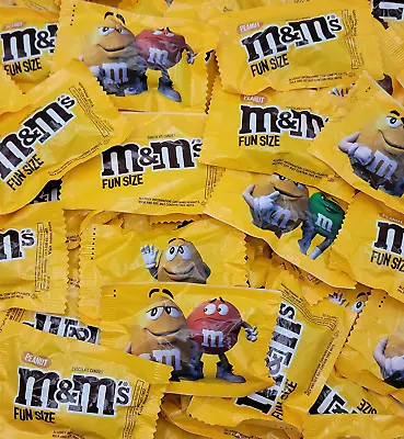 M&M's Peanut Milk Chocolate Fun Size Candy Individually Wrapped (2 Pounds Bag) • $24.50