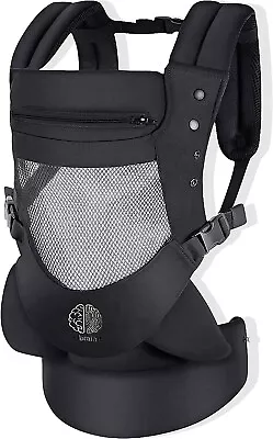 Baby Carrier Newborn 3D MESH Ergonomic Mod 3 Positions Carrier & Cotton Br • £24.99