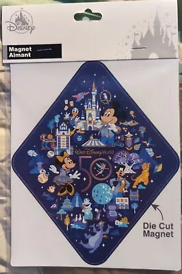 Walt Disney World 50th Anniversary Mickey Mouse & Friends Magnet Ornament Nip • $15