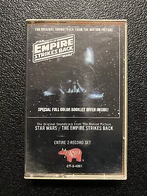 STAR WARS 'The Empire Strikes Back' Original Soundtrack 1980 Cassette Pre Owned • $15