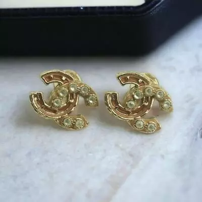 Chanel Cocomark Vintage Earrings A12P • £348.41