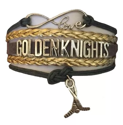 Las Vegas Golden Knights Hockey Infinity Bracelet Jewelry Apparel • $12.99