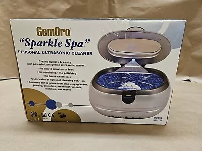 GemOro Sparkle Spa Ultrasonic Cleaner (Model SS-1780) - NEW Open Box  • $39.95