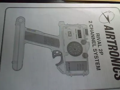 Used Instruction & Parts Manual Suit Airtronics Rival 2P • $10