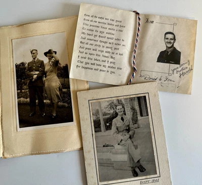 £24.95 • Buy Ww2 Raf Christma Cards X 2 Both With Uniform Photos, Nice Originals. 1941 & 1945