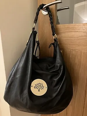 MULBERRY Daria Large Hobo Slouchy Bag Black Soft Leather Shoulder Bag • £280