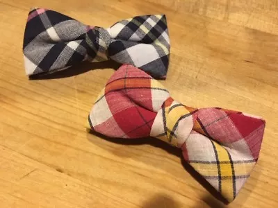 2 Pc. New Little Boys Bow Tie Madras Plaids /usa Made • $3