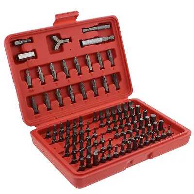$24.09 • Buy ABN 1275 - 100 Piece Tamper Security Bit Set Metric And SAE Standard