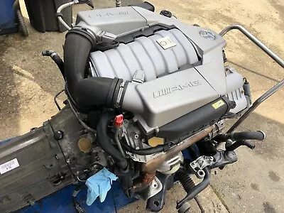 07-11 Mercedes W221 S63 CL63 AMG M156 6.2L Engine Transmission Assembly OEM 59k • $10985