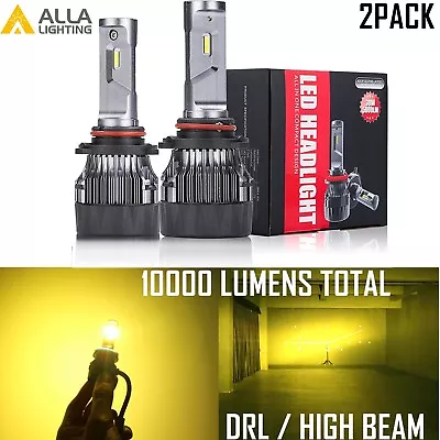 Alla Lighting 9005 LED Headlight High Beam Daytime Running Light Bulb DRL YELLOW • $59.98