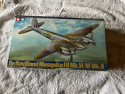 Tamiya 1/48 Scale De Havilland Mosquito FB Mk.VI/NF Mk.II Model Kit New In Box • £16.37