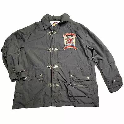 Vintage Disney Store Mickey Mouse Fire Brigade Jacket Size XL Made In USA • $49.99