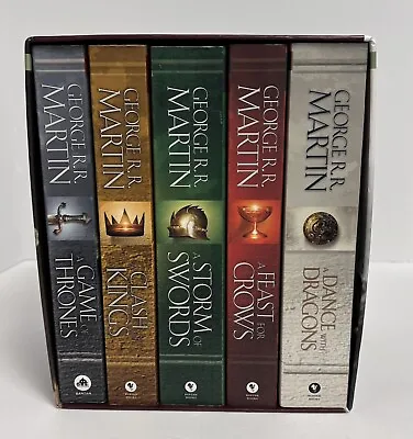 George R. R. Martin's A Game Of Thrones 5-Book Boxed Set A SONG OF ICE AND FIRE • $49.99