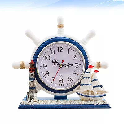 Mediterranean Desk Clock - Nautical Bedroom Decor • £17.98