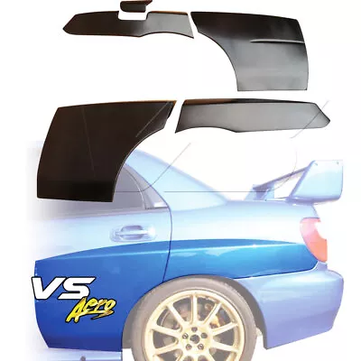 VSaero FRP LSPO WRC Wide Body Tapered Fender Flares (rear) 5pc WRX 4dr Sedan Fo • $340