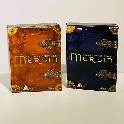 Merlin Series 1 & 2 Boxsets 12 Disc Sets (DVD R 24) British Fantasy TV Series • $29.33