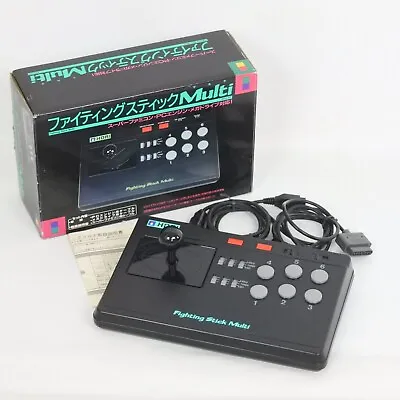 HORI Fighting Stick Multi Controller Box /No Cable PC Engine/ In Cable SFC MD 14 • £136.71