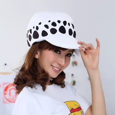 $10.50 • Buy 2017 New Fashion Anime One Piece Trafalgar Law Logo Hat Plush Cap Cosplay Gifts