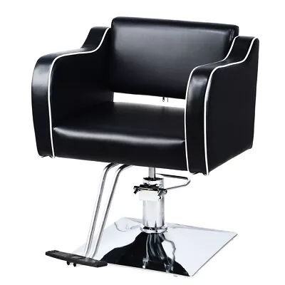 Classic Adjustable Styling Salon Barber Chair 360° Swivel Hairdressing Chair NEW • £93.99