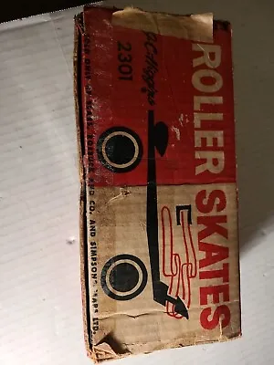 Vintage Sears Roebuck And Co. Adjustable Roller Skates 610-2301 Metal Antique • $24.95