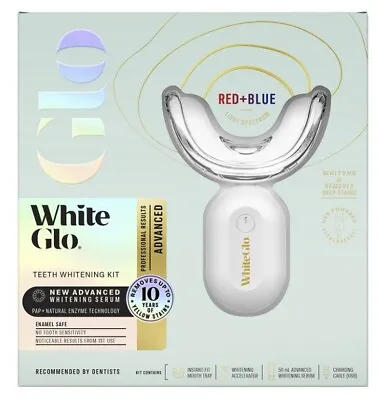 $36.95 • Buy White Glo Advanced Whitening Red & Blue Light Kit