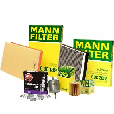 Mann Filters & NGK Spark Plugs Ignition Tune Up Kit For Volvo S60 S80 XC70 V70 • $139.95