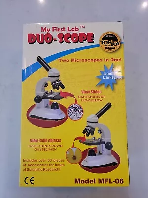 My First Lab Microscope DUO-SCOPE MFL-06 Duo-Scope Microscope Open Box New  • $45.99