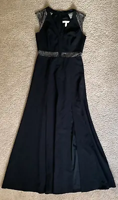 Aidan Mattox Black Lace Dress • $12