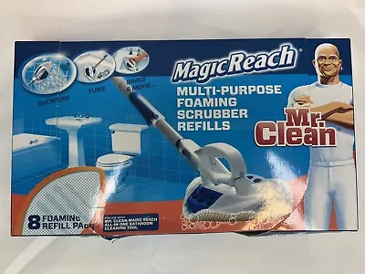 Mr. Clean Magic Reach Scrubbing Tub & Shower Pad 8 Refills Open Box Discontinued • $37.99