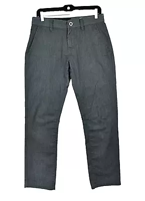 Volcom Chino Flat Front Men's Pants Gray Size 29 X 30 • $18.99