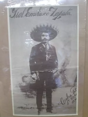 Gral. Emiliano Zapata Vintage Poster Mexican Revolutionary  19929 • $45